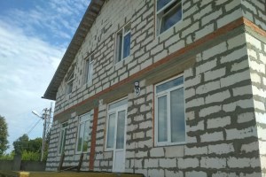 Постройка дома из блоков в Подольске